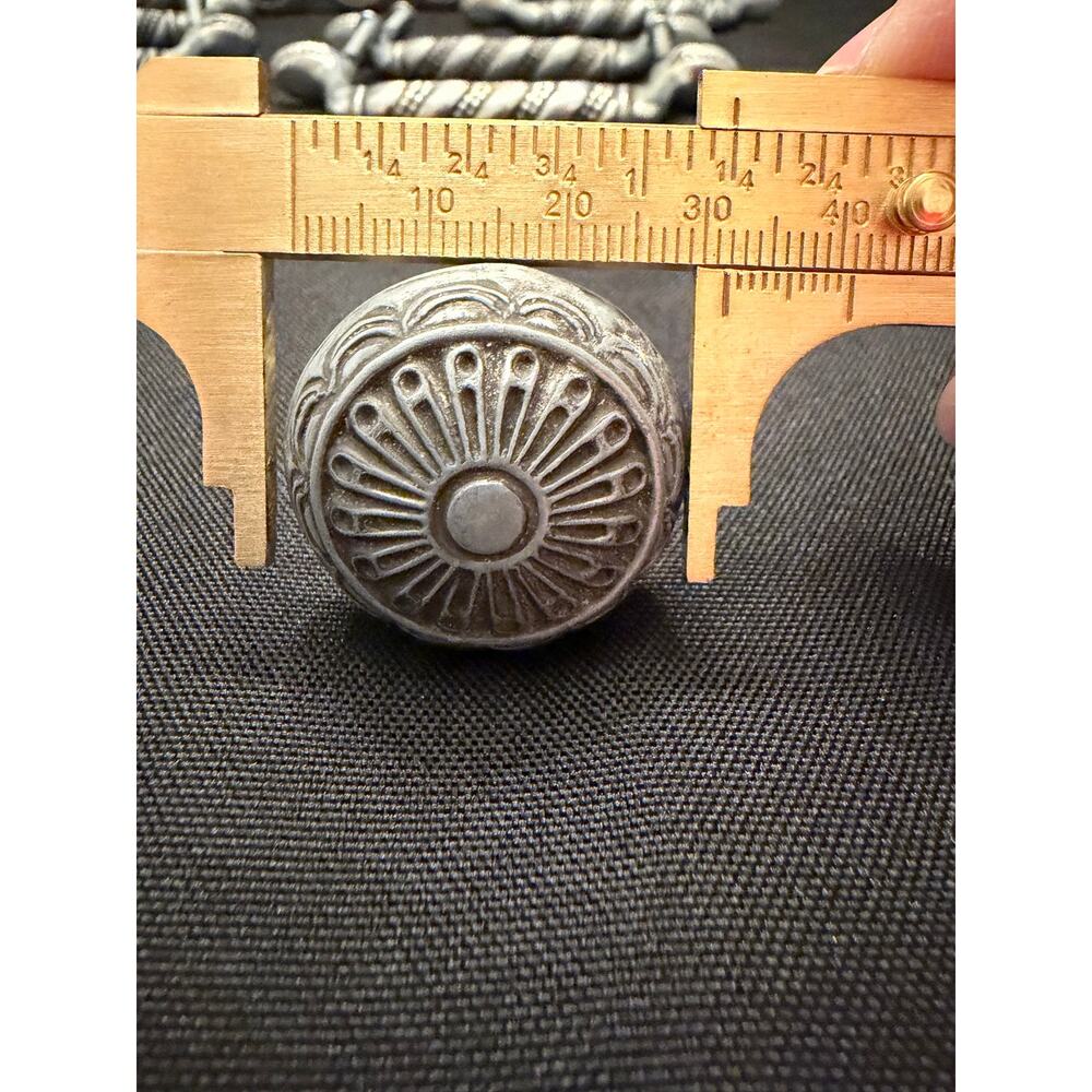 VTG 14pc 1993 Keeler Brass Co KBC 44010 Pulls 44009 Knobs Pewter Cream Hardware - Picture 11 of 15
